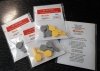Omask 74801 Bf 109 F/G/K wheel bay plugs (for Eduard) 1/48